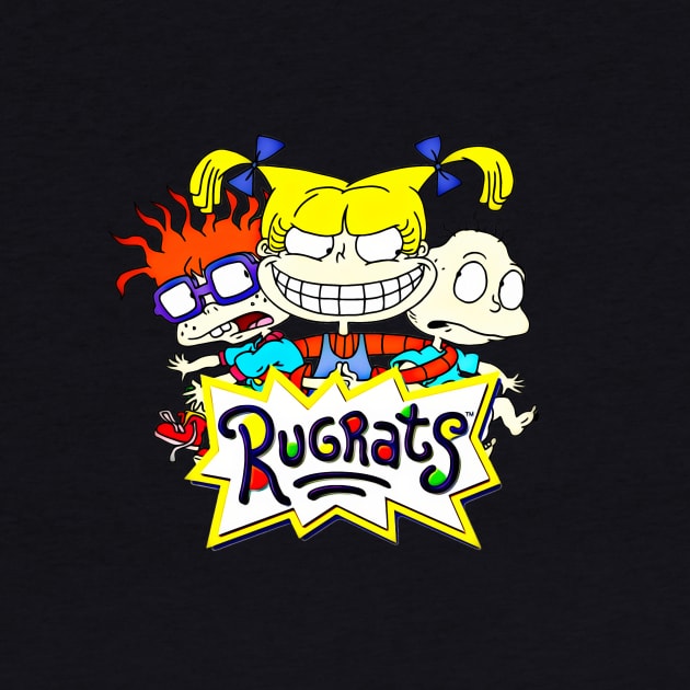 The Rugrats, Tommy, Chuckie and Angelica by RainbowRetro